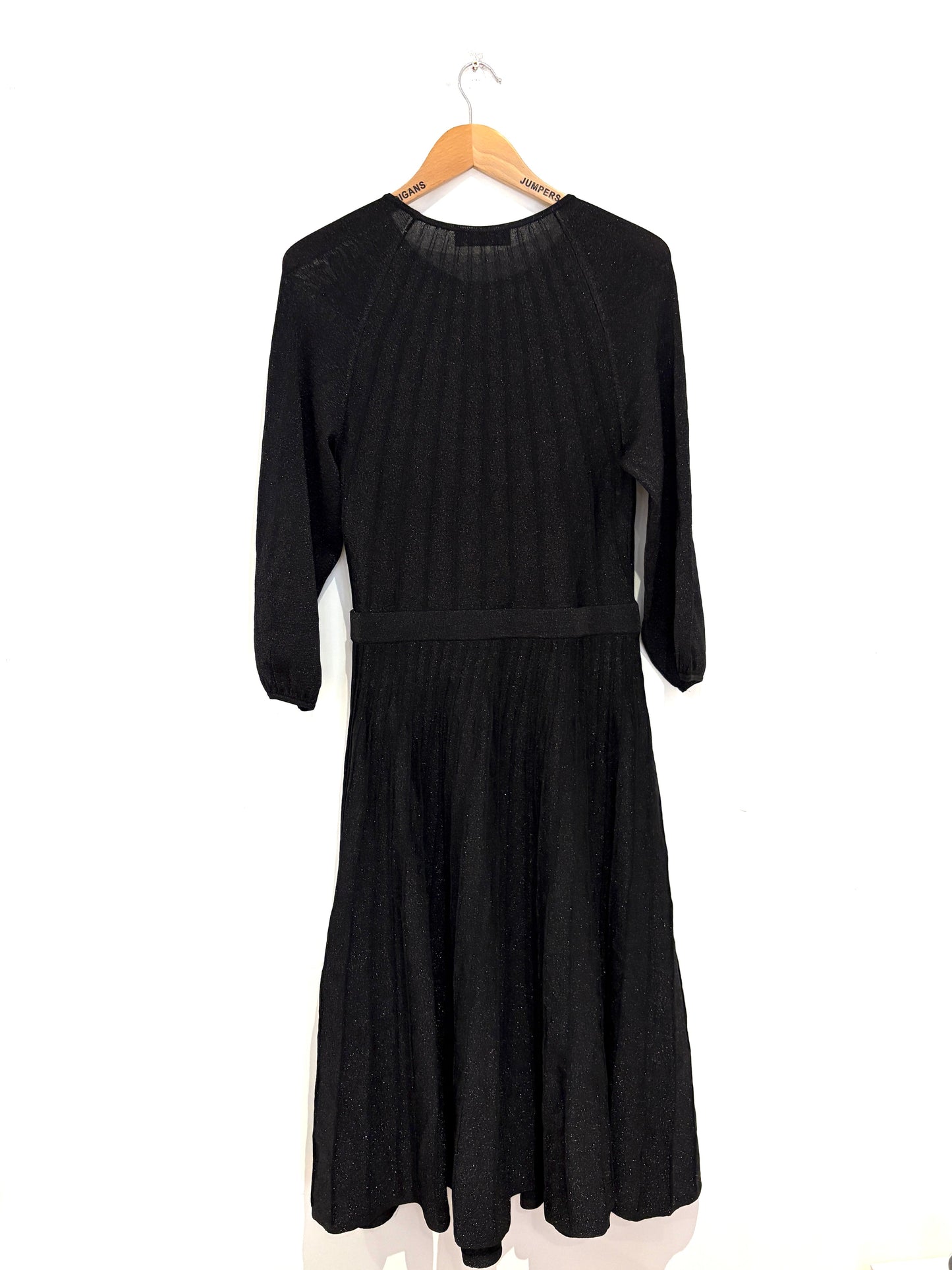 The Fold Glitter Pleated Dress UK 12