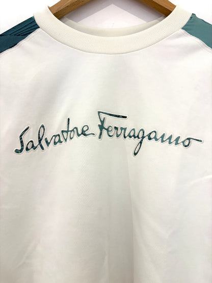 Salvatore Ferragamo Embroidered Logo Sweatshirt S