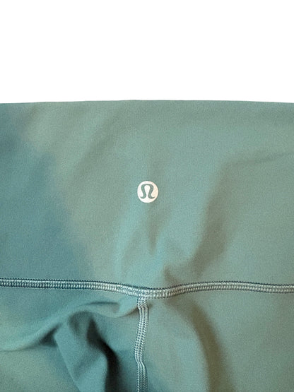Lululemon Green Cropped Leggings 25" UK 8