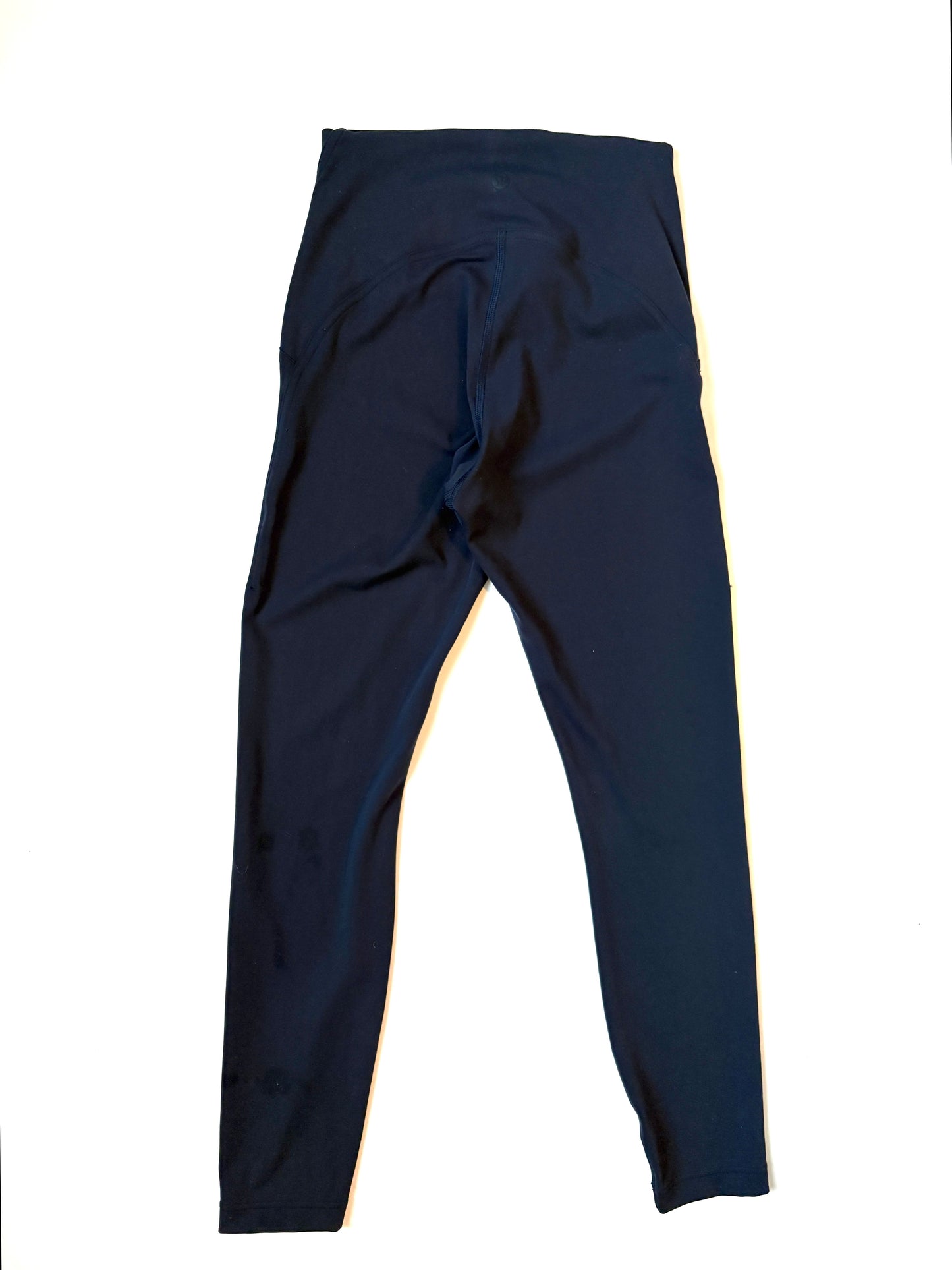 Lululemon Navy Cropped Leggings 25" UK 8