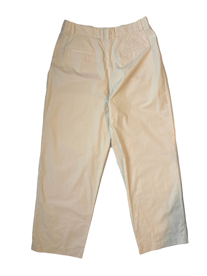 Claudie Pierlot Cotton Cream Trousers UK 14