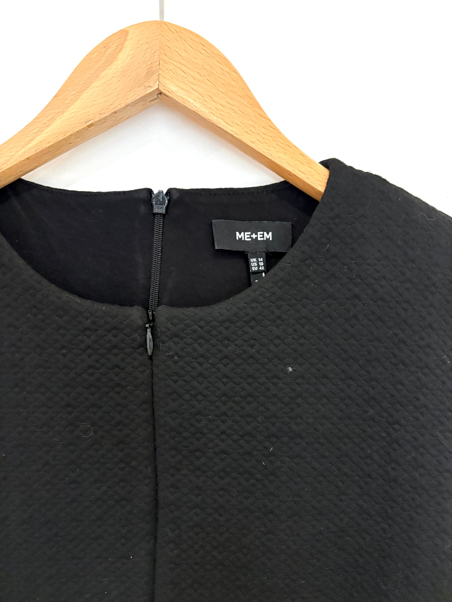 Me+em Textured Zip Dress UK 14