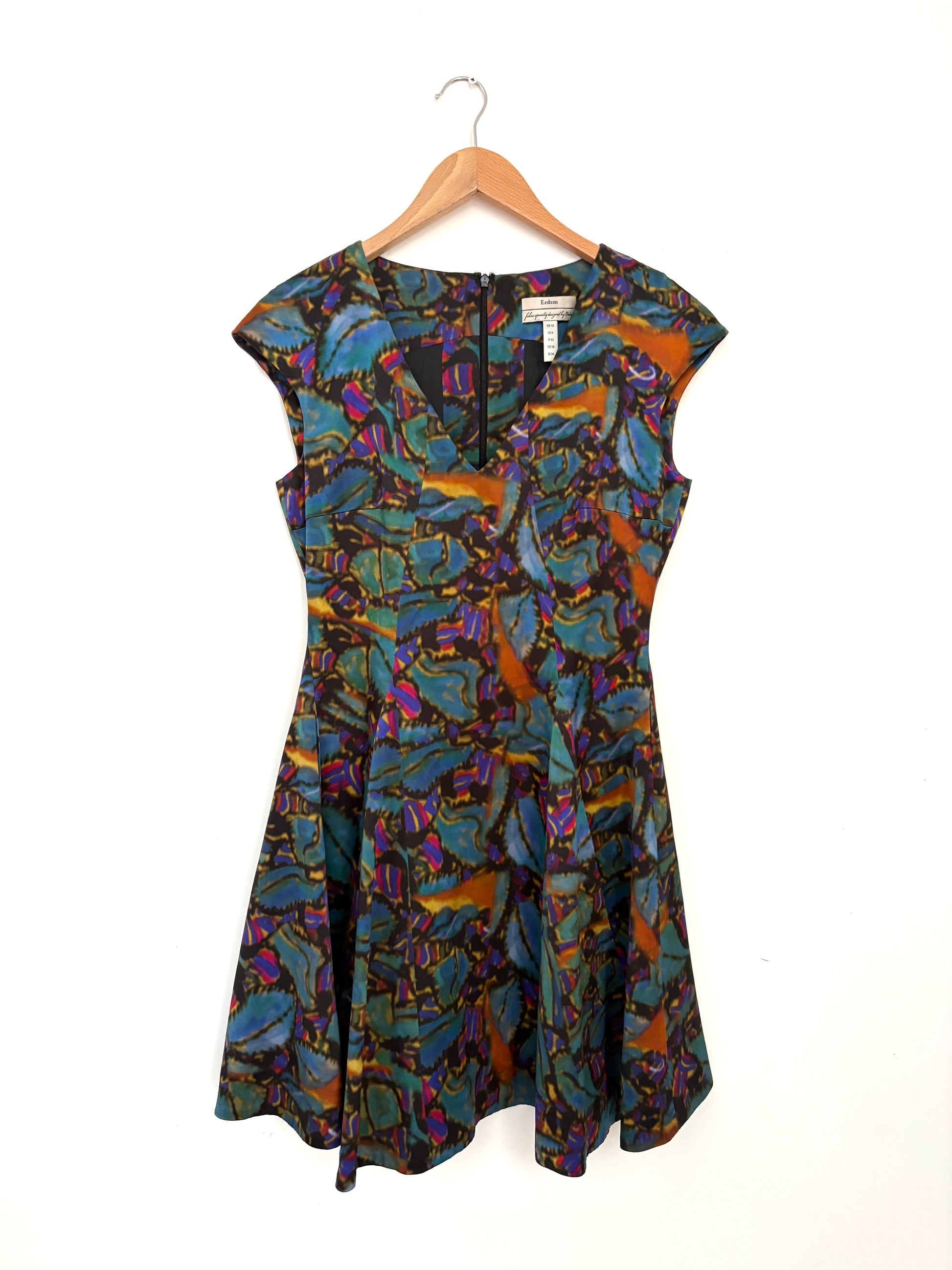 Erdem Watercolour Print Dress