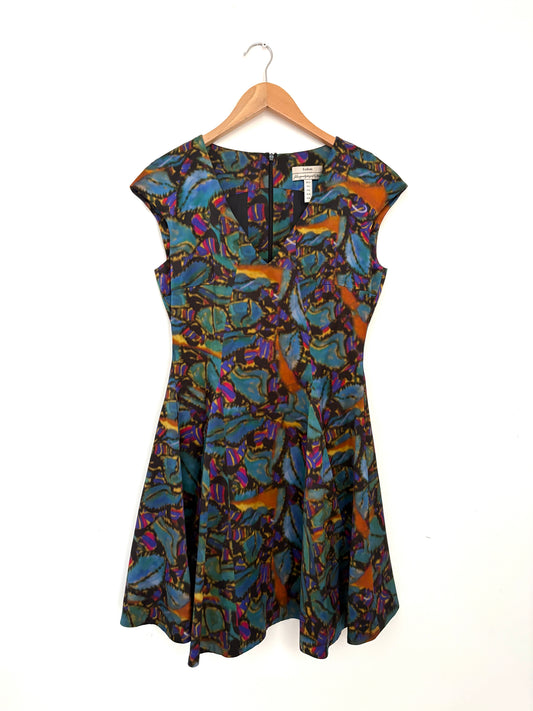 Erdem Watercolour Print Dress
