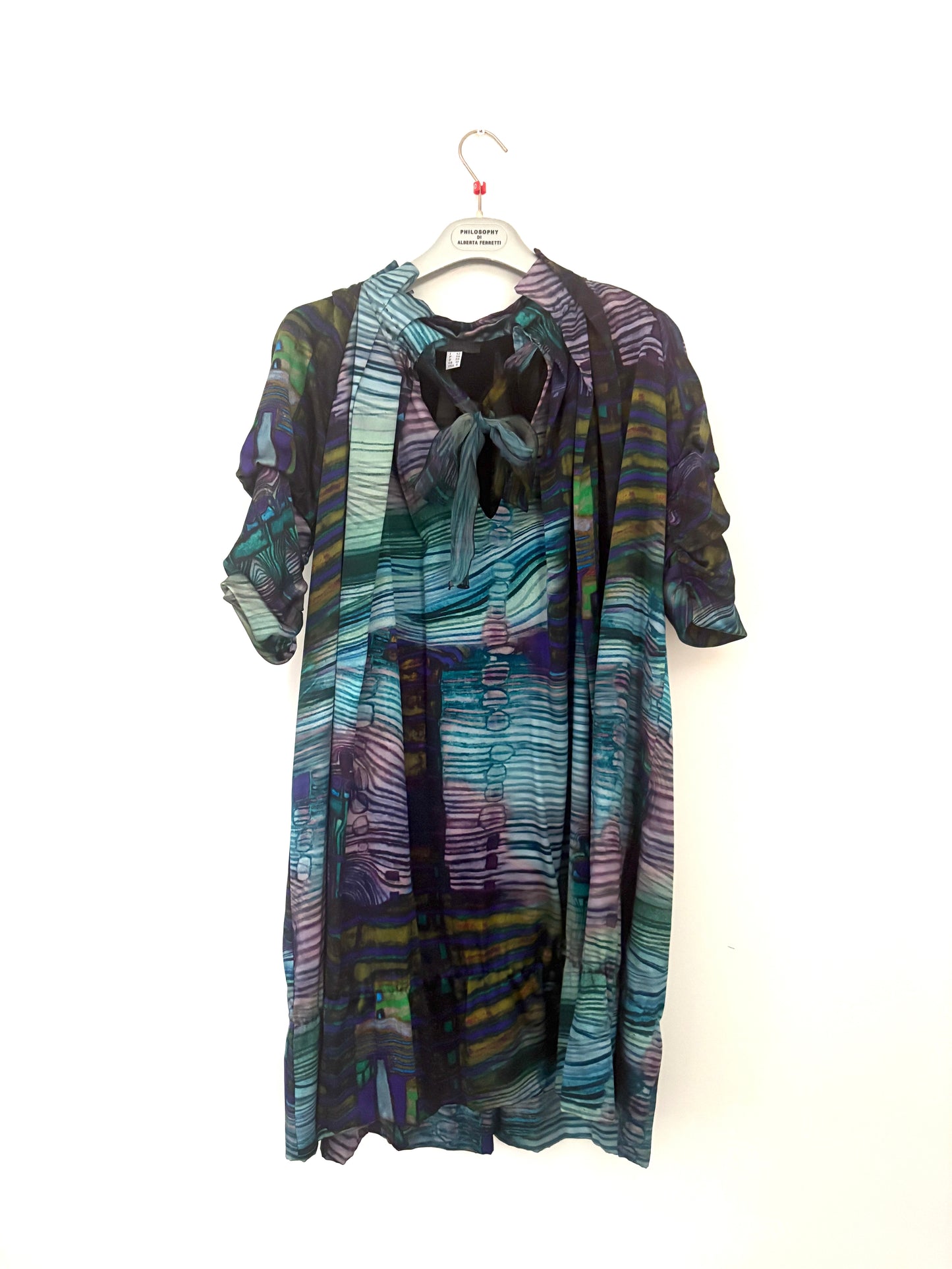 Philosophy Di Alberta Feretti Silk Print Dress