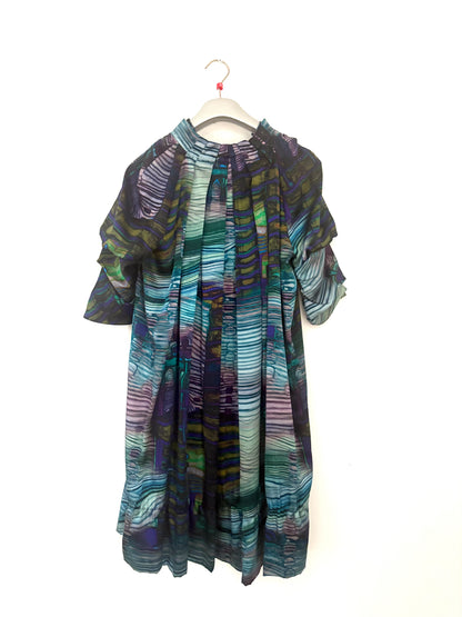 Philosophy Di Alberta Ferretti Silk Print Dress UK 10
