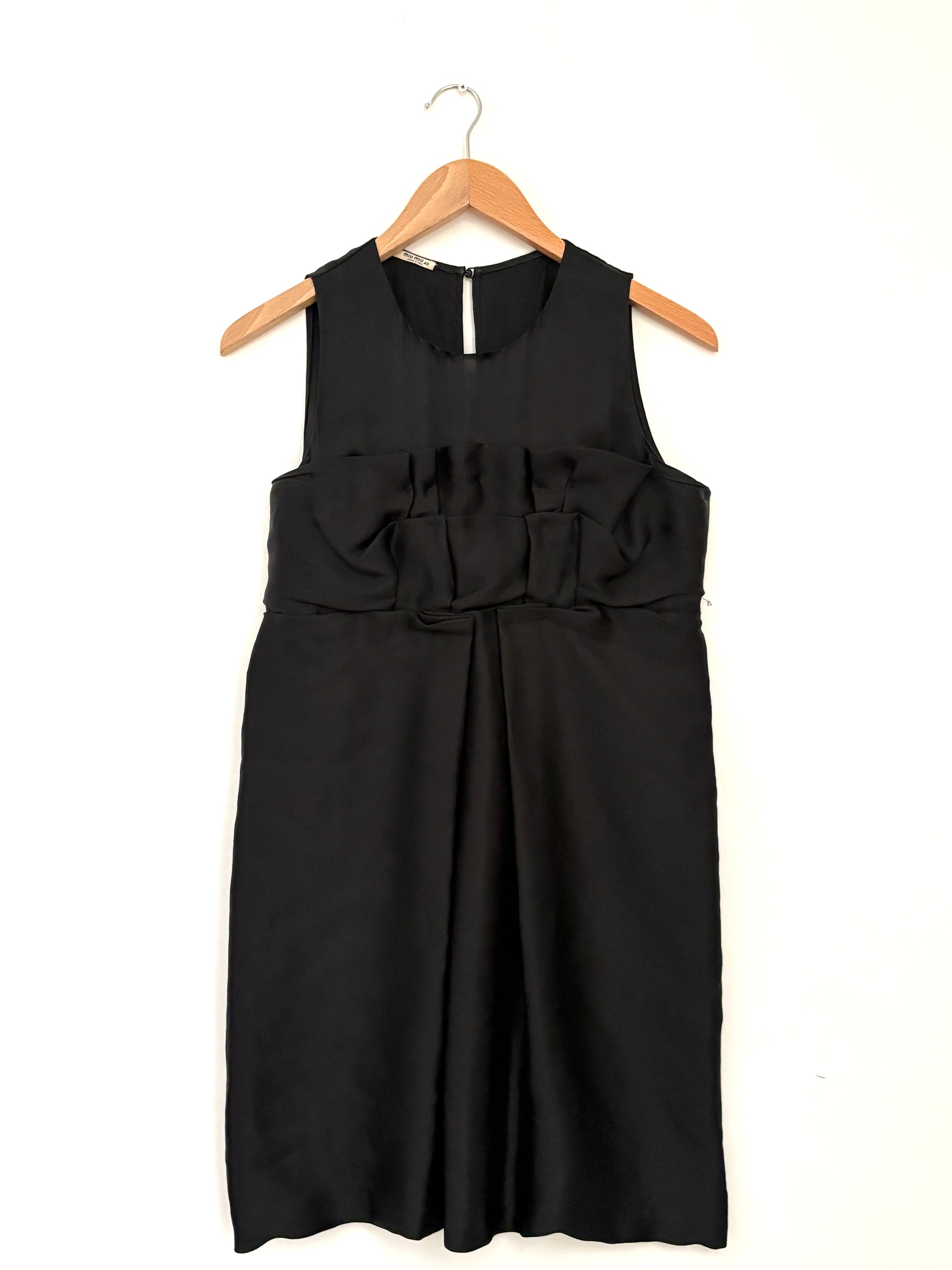 Miu Miu Black Sleeveless Evening Dress