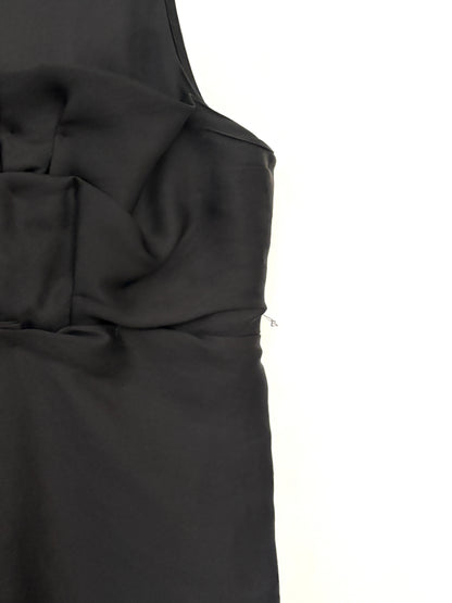 Miu Miu Silk Black Sleeveless Evening Dress UK 8
