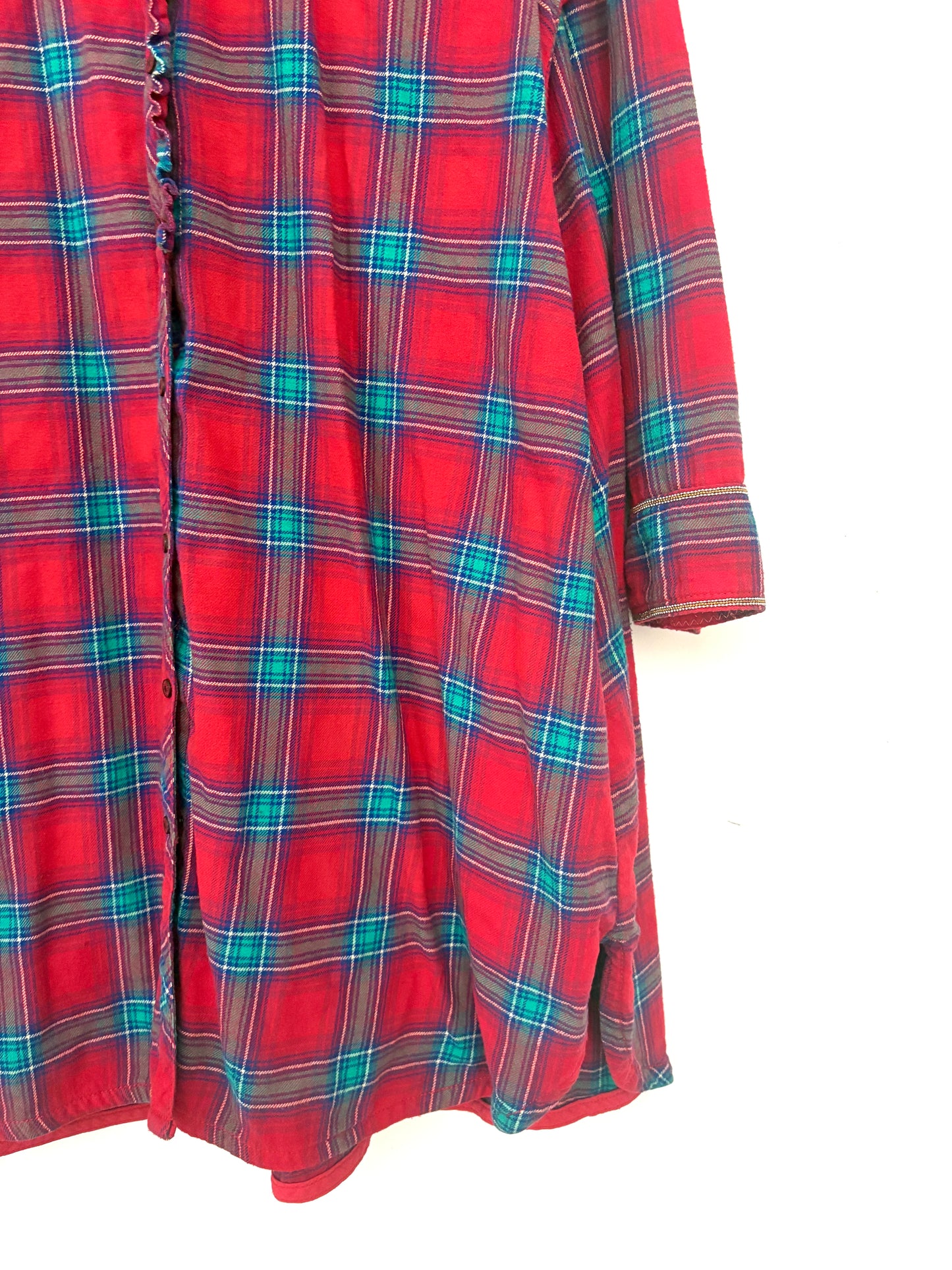 Zadig & Voltaire Cotton Flannel Shirt Dress S