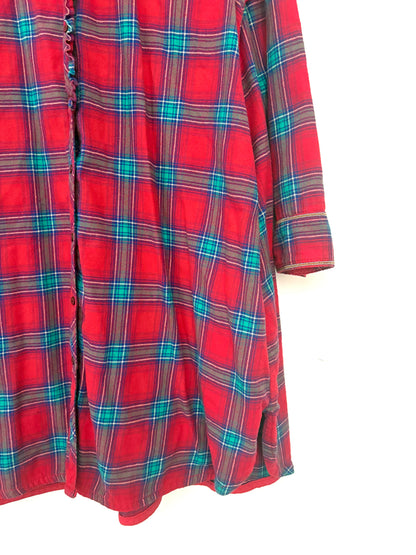 Zadig & Voltaire Cotton Flannel Shirt Dress S