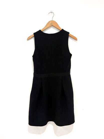 Tara Jarmon Crepe Black Dress UK 10