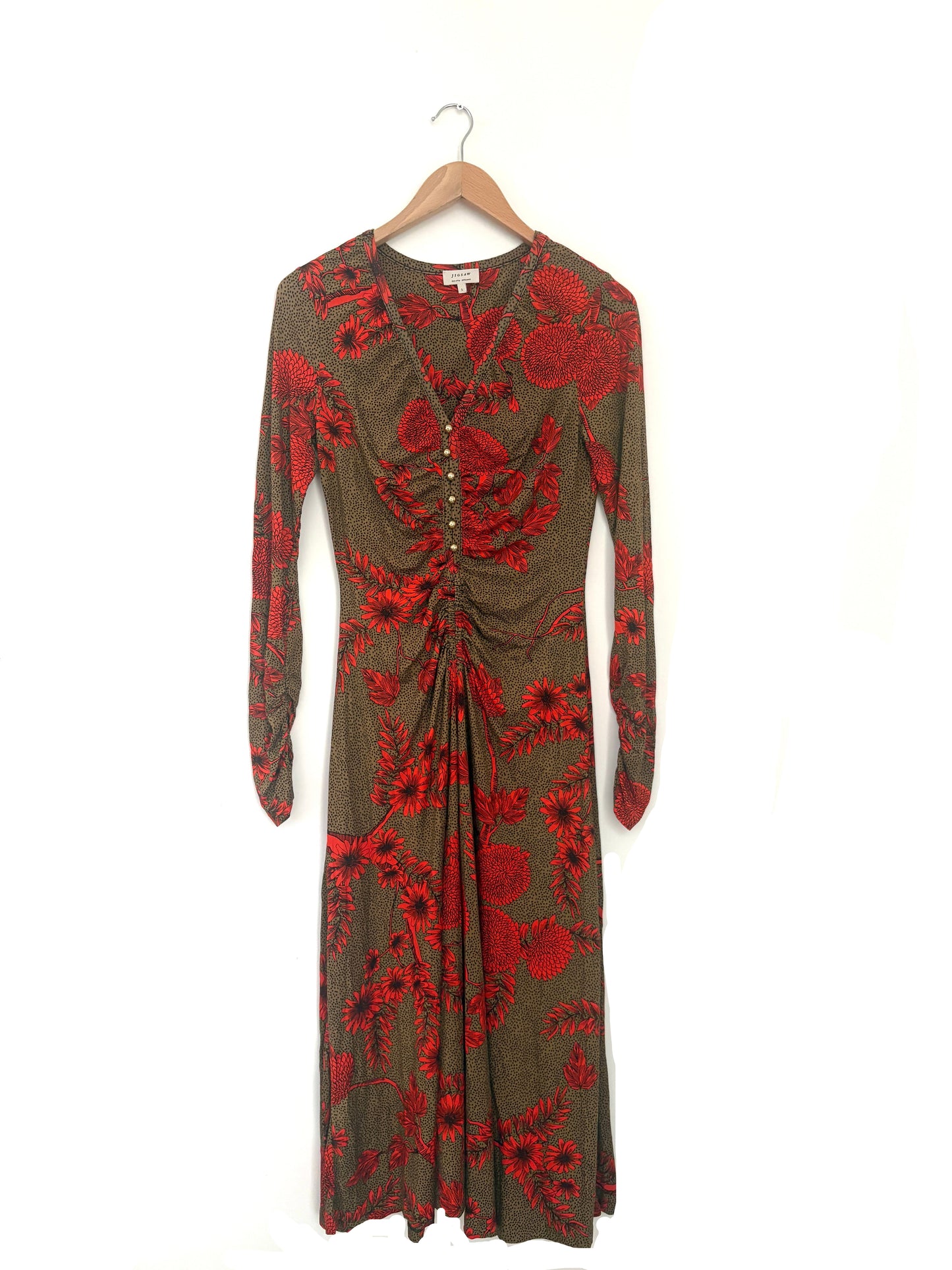 Jigsaw Dahlia Floral Dress