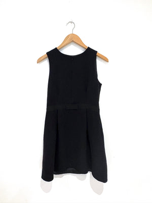 Tara Jarmon Crepe Black Dress UK 10