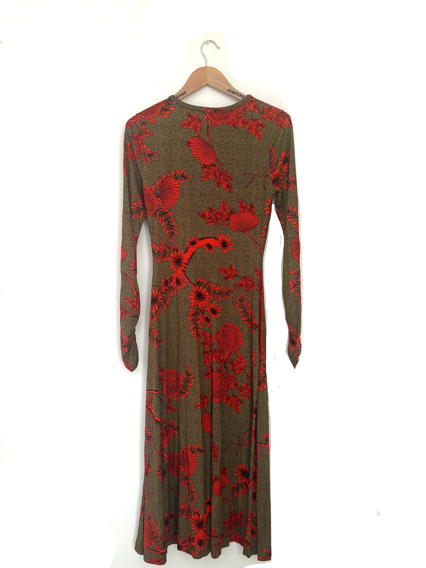 Jigsaw Ruched Floral Dress S