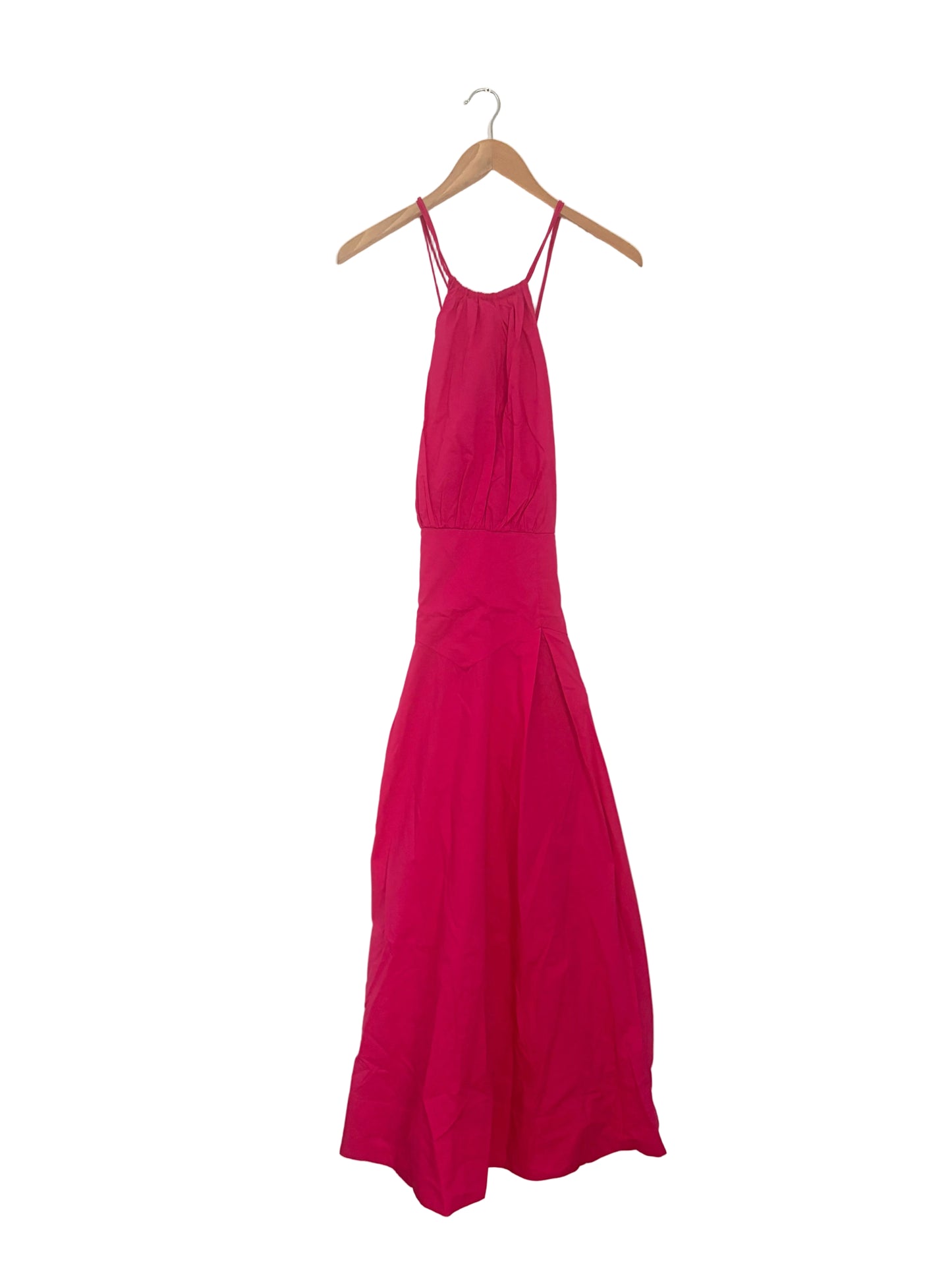 Karen Millen Pink Cotton Halterneck dress