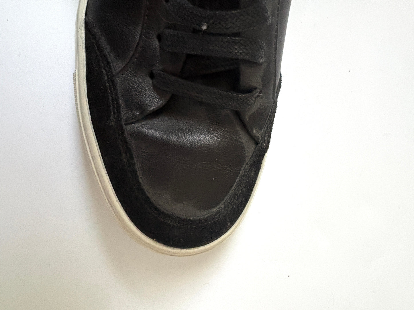 Reiss Leather Low Top Trainers UK 5