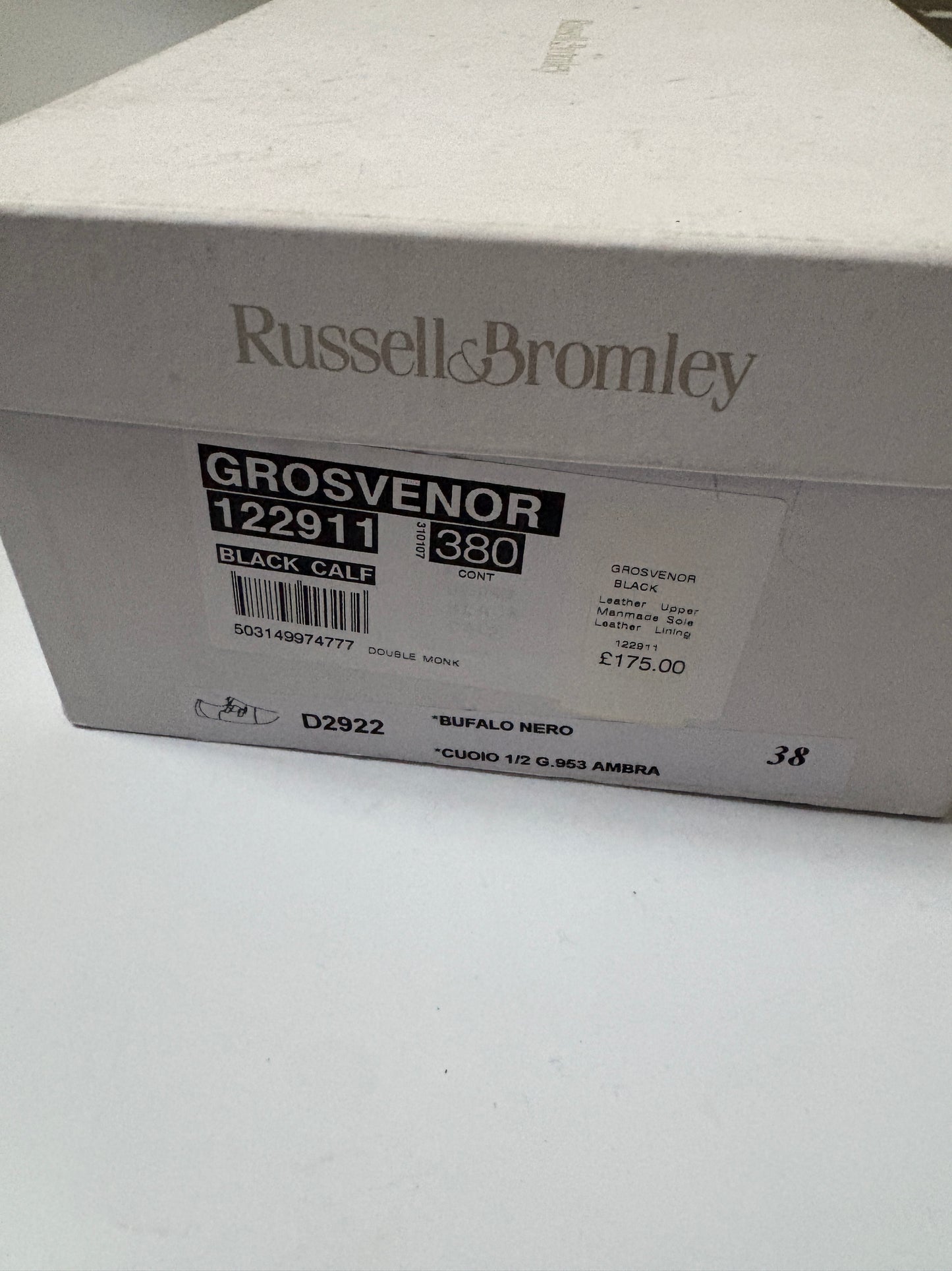 Russell & Bromley Black Leather Loafers UK 5