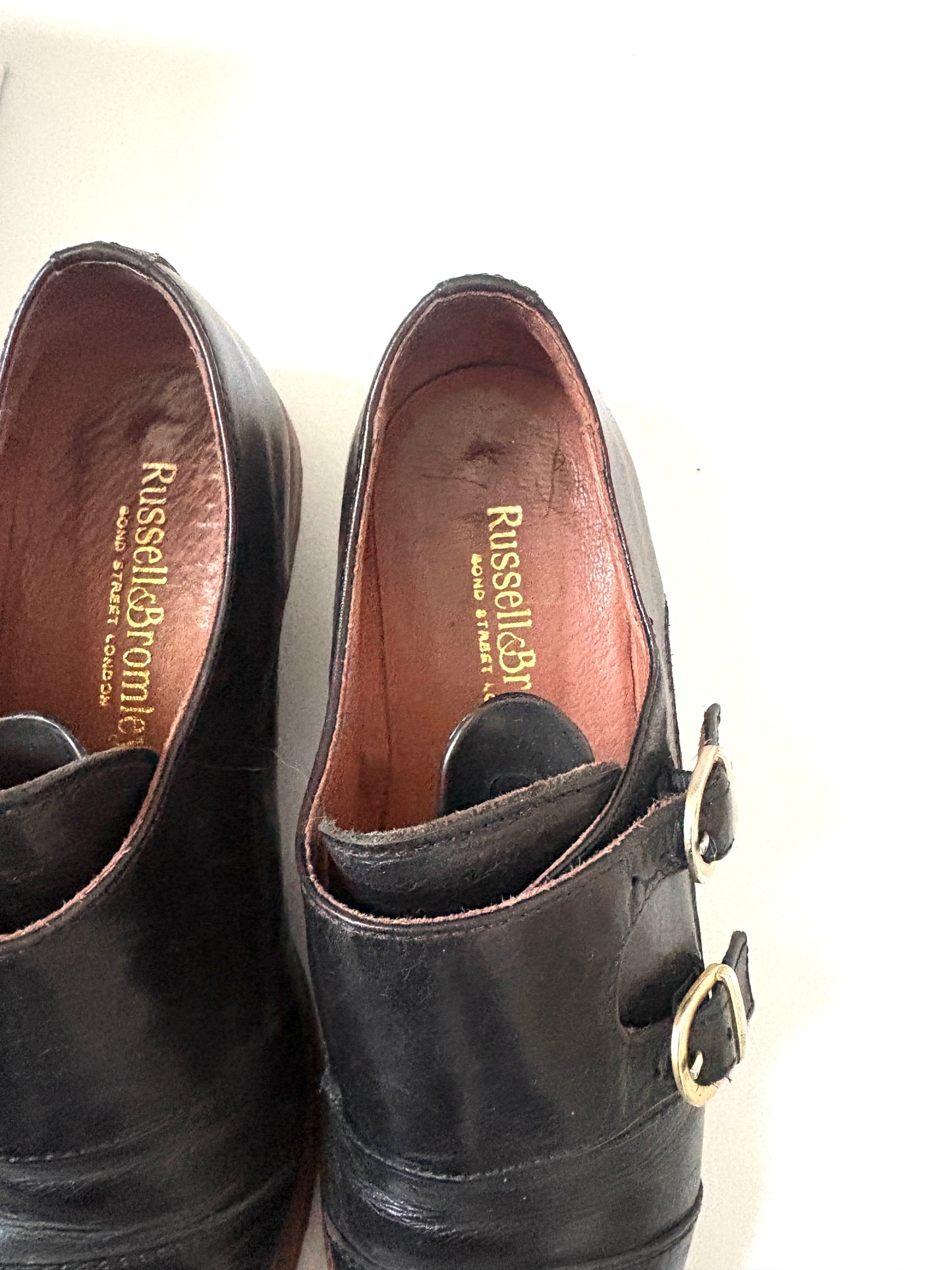 Russell & Bromley Black Leather Loafers UK 5