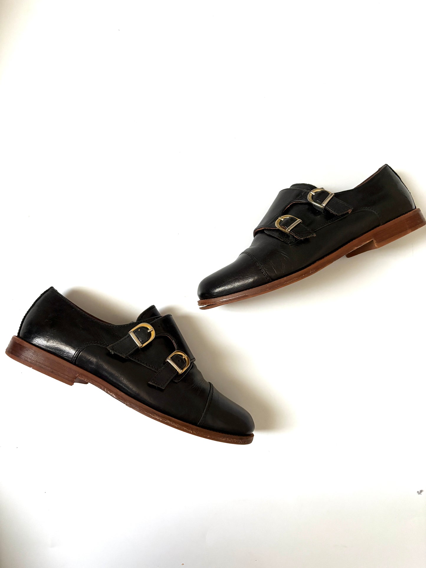 Russell & Bromley Black Leather Loafers UK 5