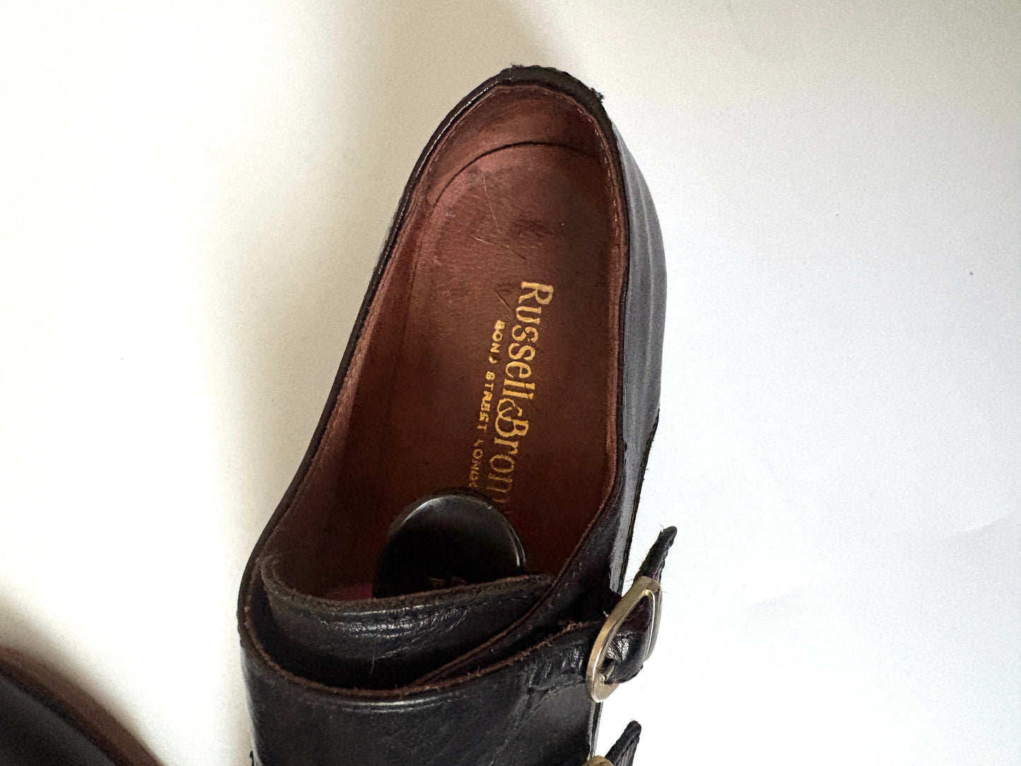Russell & Bromley Black Leather Loafers UK 5