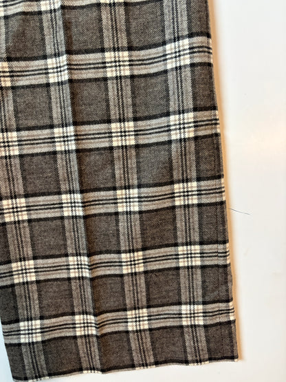 Maje Wool Blend Check Trousers UK 10