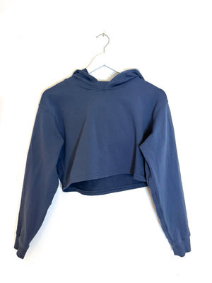 Lululemon Cropped Blue Hoodie UK 10