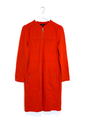 Me+Em Bright Red Jersey Dress UK 8