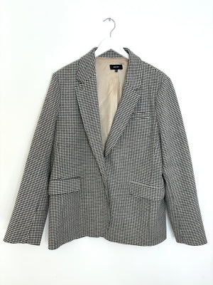 Me+Em Wool Houndstooth Blazer UK 16