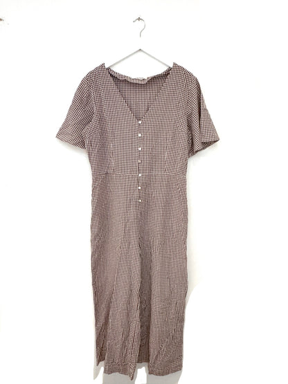 Nice Things Gingham Jumpsuit