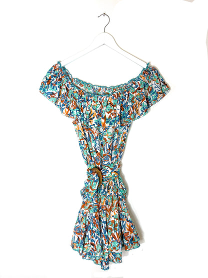 Poupette St Barth Multicolour Print Dress
