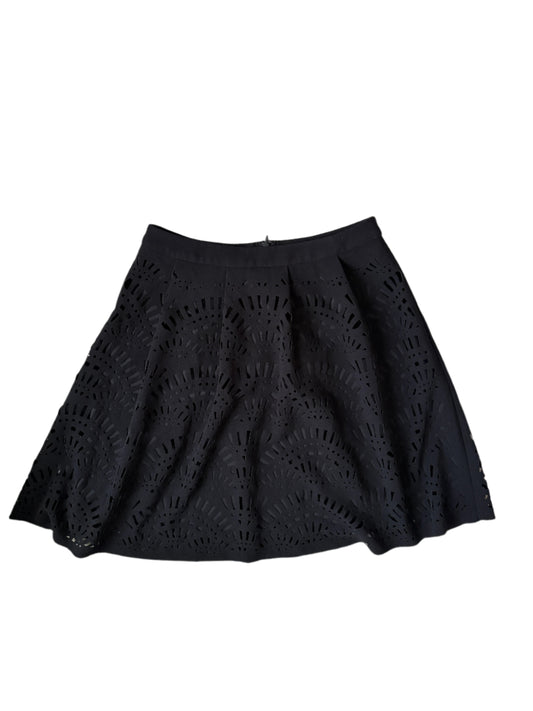 Reiss Perforated Skirt