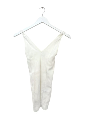 Sandro White Ribbed Tank S