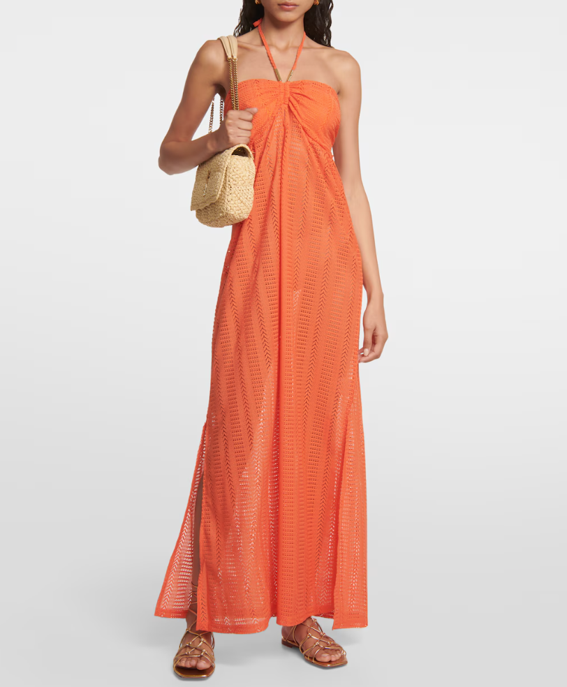 Melissa Odabash Orange Mila Dress M