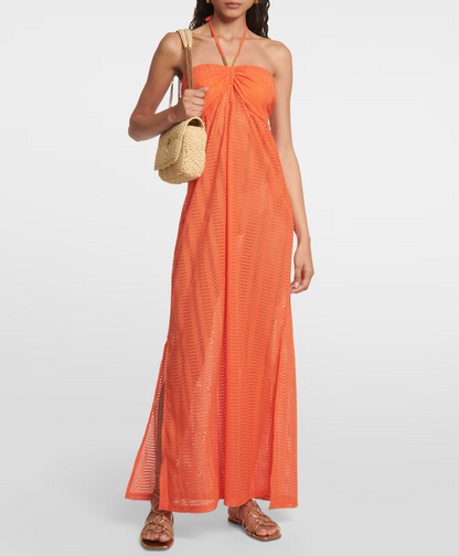 Melissa Odabash Orange Mila Dress M