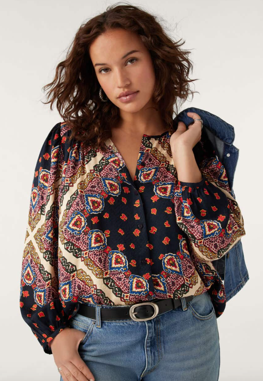 Ba&sh Jedi Print Shirt M