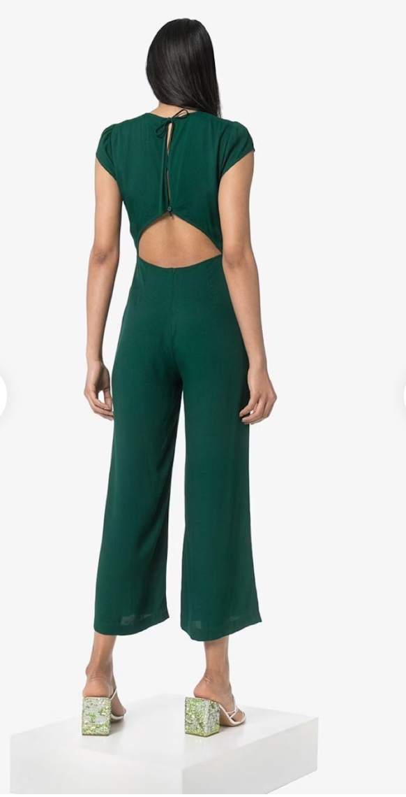 Reformation Mayer Cut-out Jumpsuit UK 8