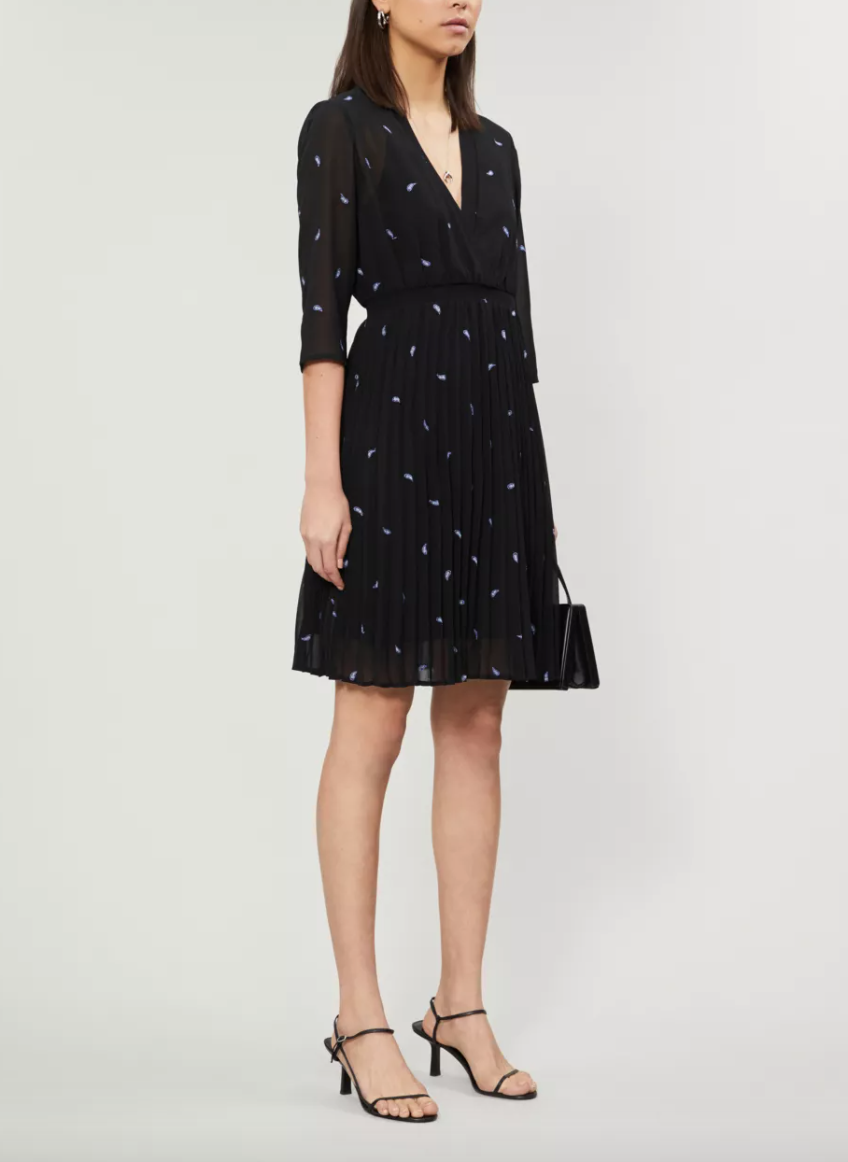 Maje Crepe Mini Dress S