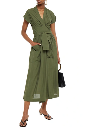 New With Tags Three Graces Khaki Dress UK 8