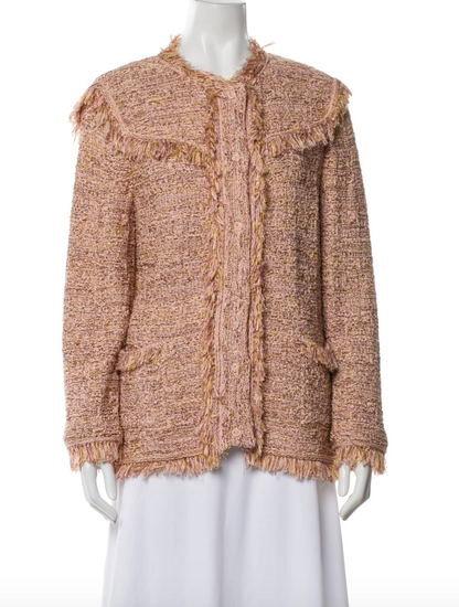 M Missoni Pink Tweed Jacket UK 10