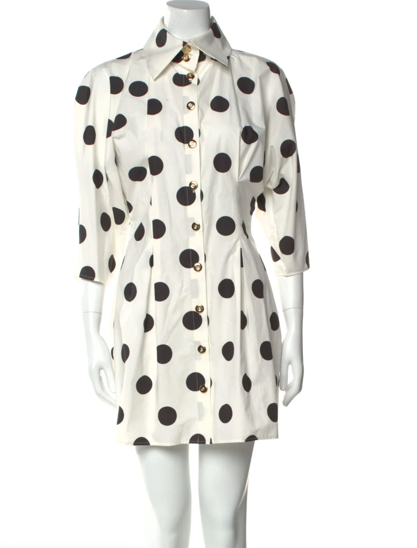 Halpern Polka Dot Dress UK 8
