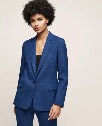 Reiss Blue Wool Blazer UK 12
