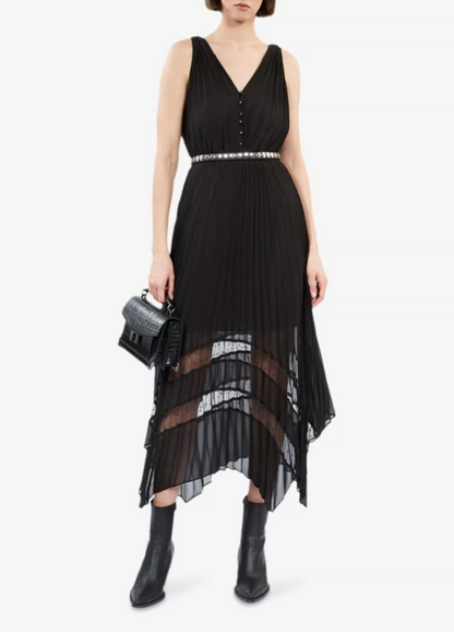 The Kooples Lace-embroidered Midi Dress M