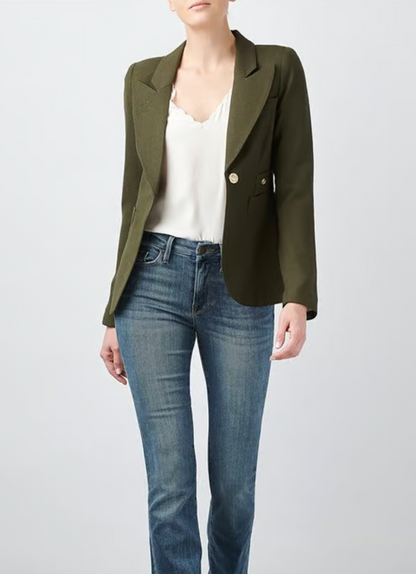 Smythe Classic Duchess Blazer In Army UK 12