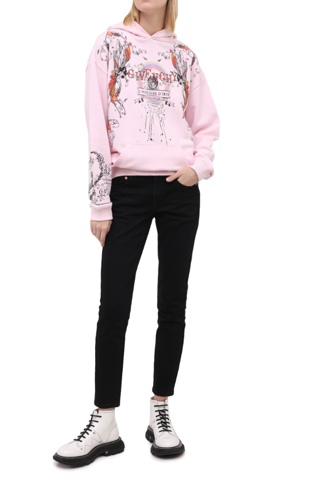 Givenchy Paris Iris Story Printed Hoodie XS