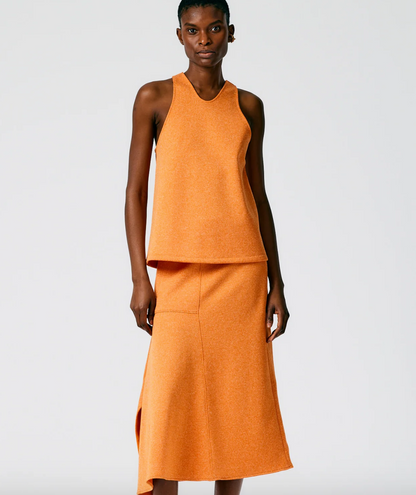 New With Tags Tibi Speckled Orange Tank S