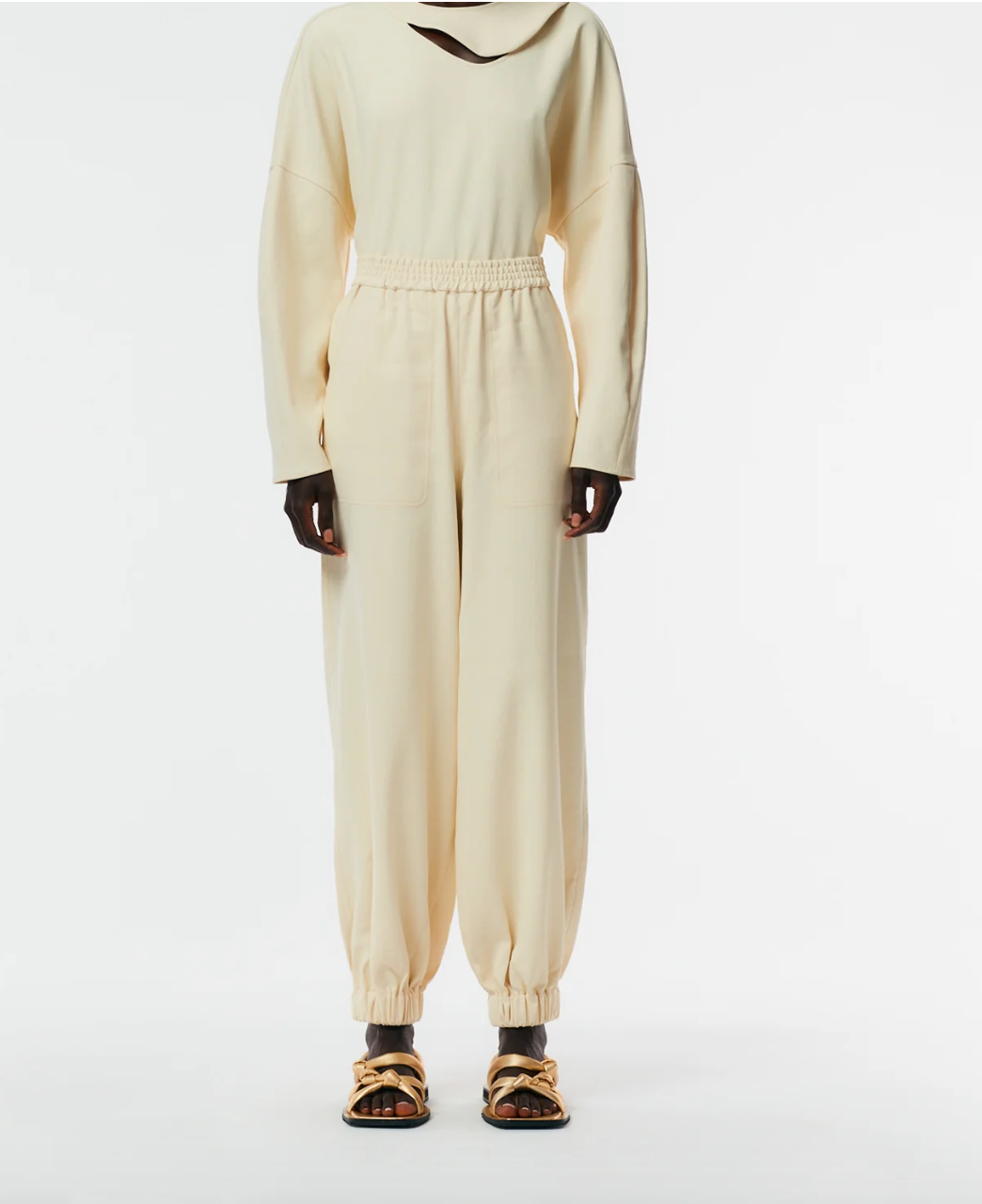 New With Tags Tibi Chalky Plachet Jogger S