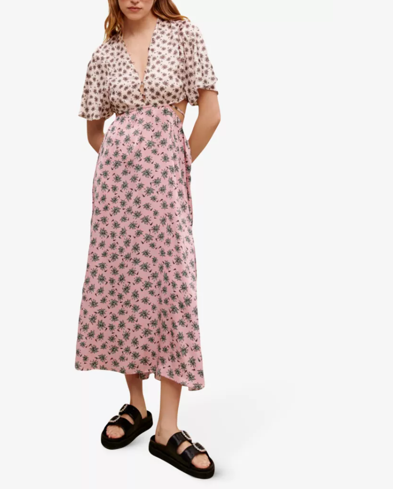Maje Palm Tree Dress UK 12
