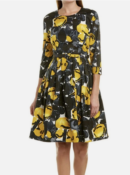 Samaantha Sung Floral A-Line Dress UK 8