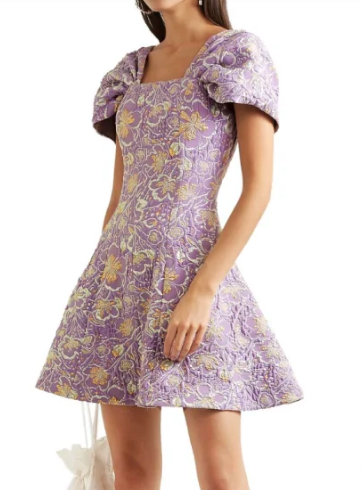 Rotate by Birger Christensen Petra Jacquard Dress UK 12