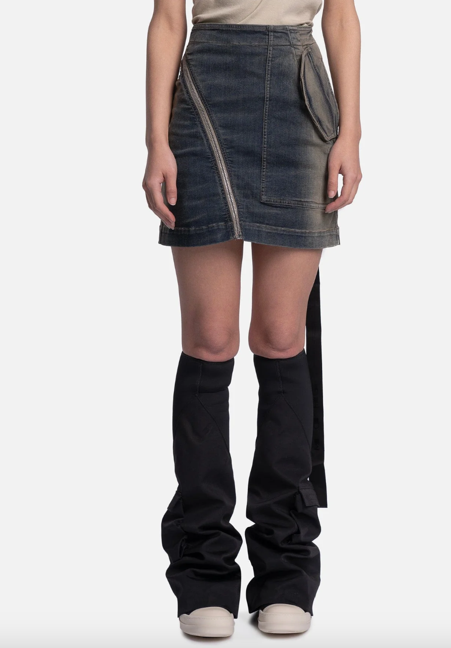 Rick Owens DRKSHDW  Dégradé Mini Skirt M